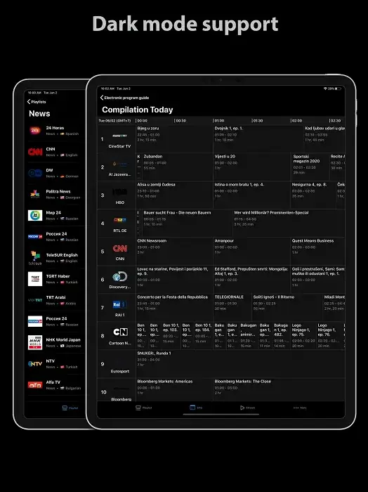 Iptv apk IPAD Ekran Çekimi 2